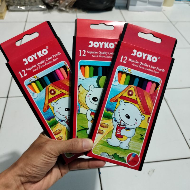 

Pencil 12 warna JOYKO CP-100 panjang