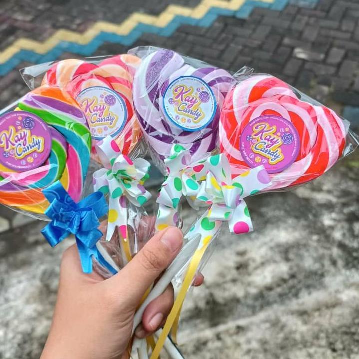 

Diskon✔️⭐Permen Lolipop 7 cm Love (Isi 50pcs)