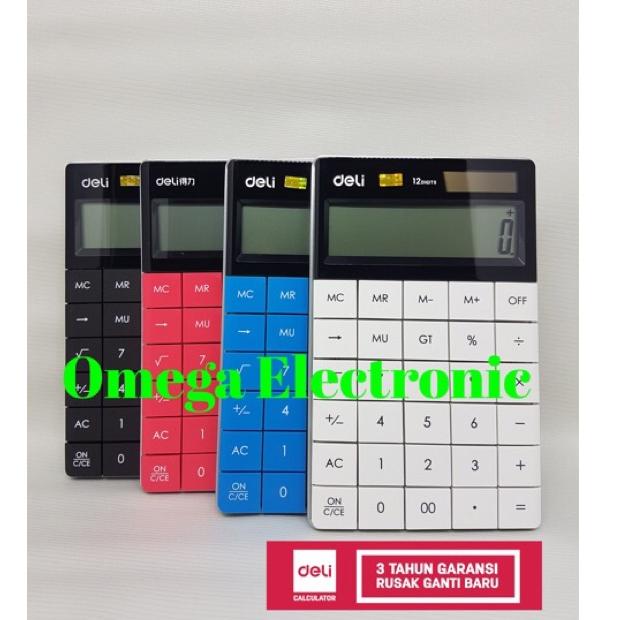 

[87H] Deli E1589 Calculator Desktop Kalkulator Stylish Office 1589 Kantor Warna Warni ybcjk