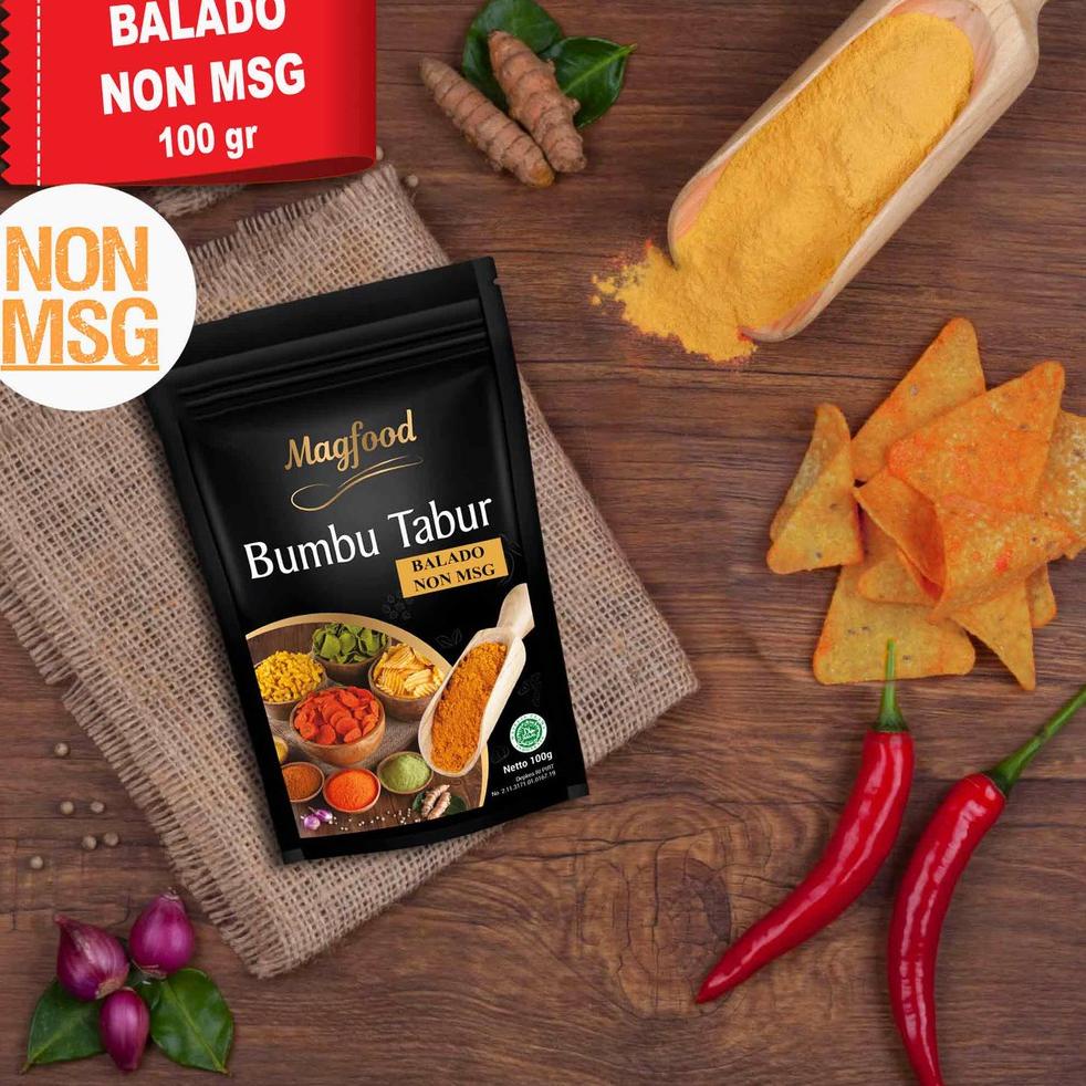 

PROMOSI !!! Magfood Bumbu Tabur NON MSG Kemasan 100 gram