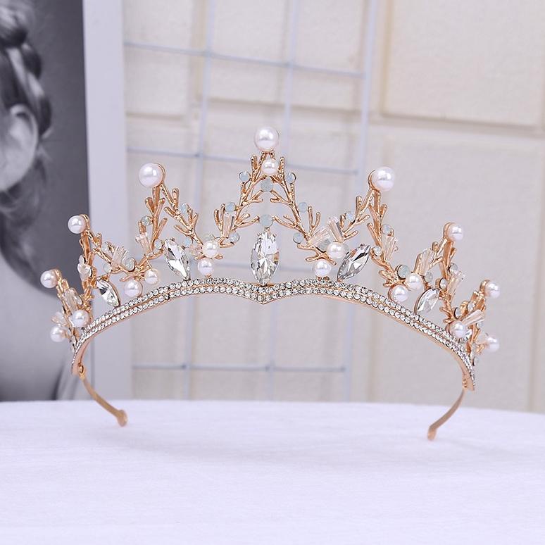 PROMO PartyHouse.Medan Wedding Crown / Mahkota Berlian Imitasi untuk Pengantin Bayar Ditempat