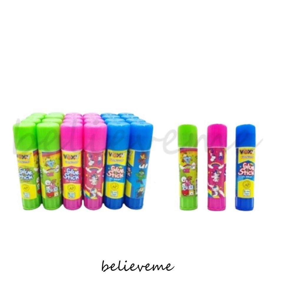 

MURAH ! Lem Fancy Lem Kertas Montana/V-TRO/Voxy/Karakter Esco BTS Lem Stik Glue Stick 10 Gram 1 Pack 24 Pcs