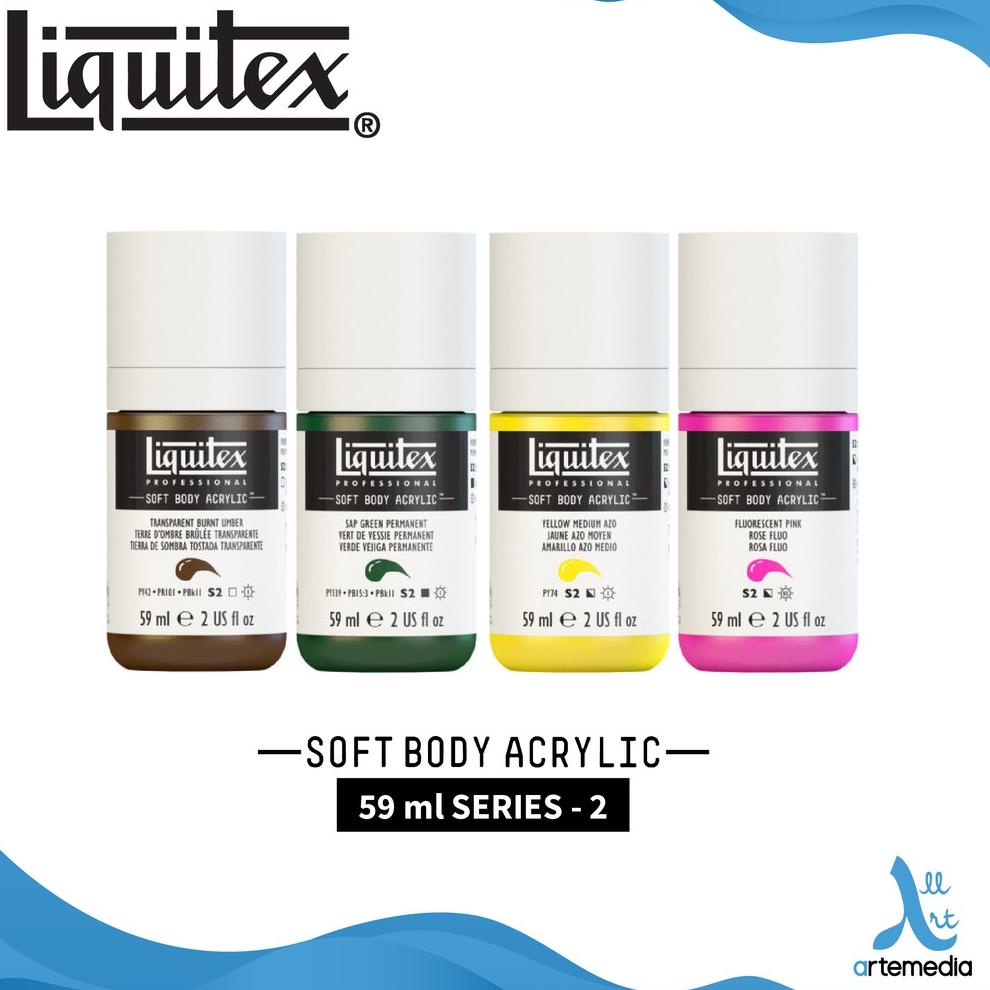 

NEW !! Cat Akrilik Liquitex Soft Body 59ml Series 2 Acrylic Color [KODE 736]