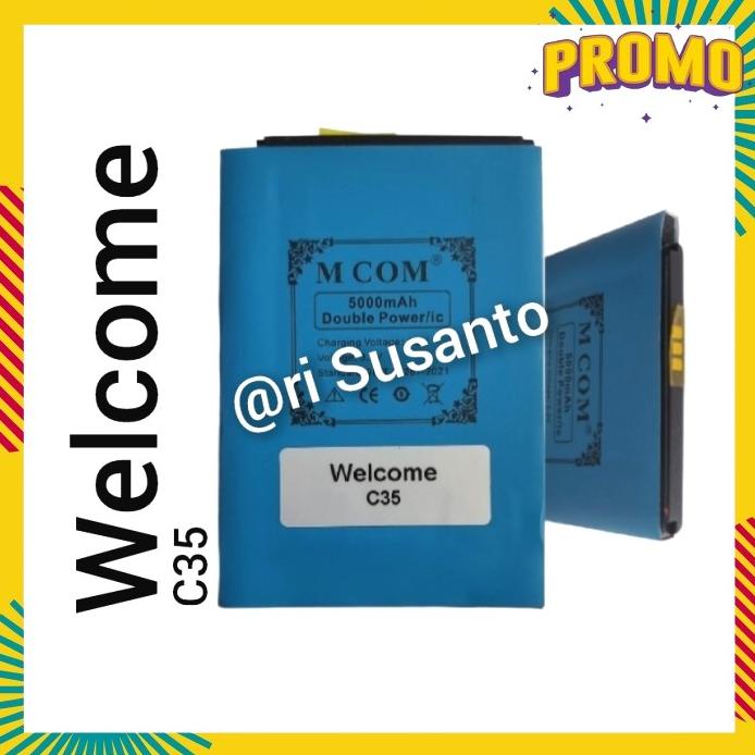 Acc Hp Baterai Mcom Hdc Welcome C35 Double Power 5000Mah