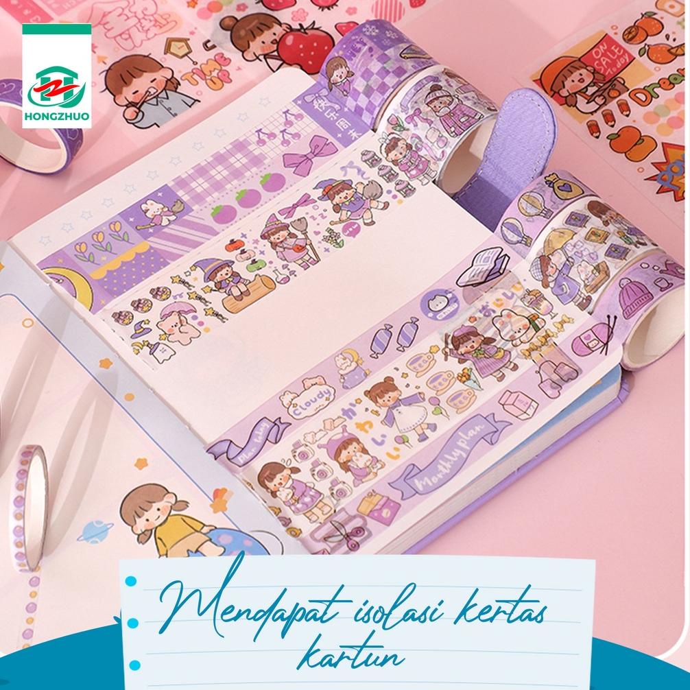 

Hot - Hongzhuo Paket Jurnal Paket Buku Harian Alat Tulis Estetik Lettering Book Lettering Pen Buku Lettering