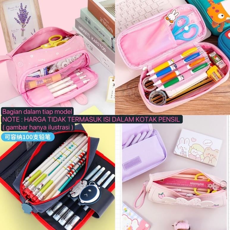 

Cod - Kotak pensil Anak / Kotak Pensil Resleting / Tempat Pensil Kain