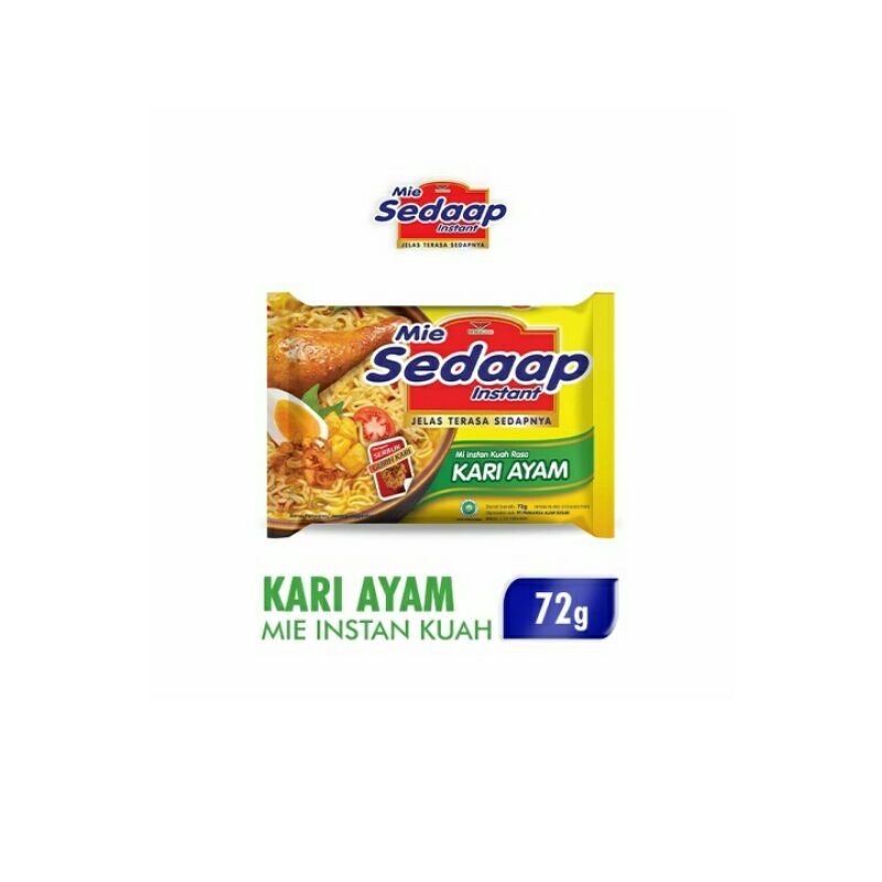 Sedaap Mie Instant Kari Ayam 72G