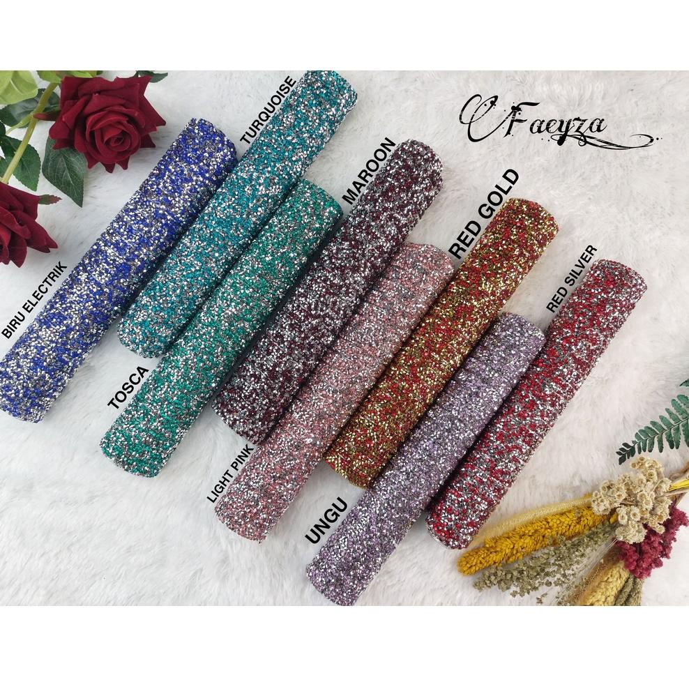 Payet Tikar Gosok | Payet Diamond Kristal Gosok 22 cm × 40 cm ftpe0