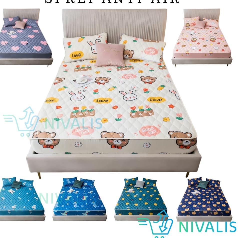Limited NIVALIS17 SPREI ANTI AIR MOTIF SPREI WATERPROOF KARAKTER SPREI ANAK ANTI NGOMPOL SPREI ANTI 