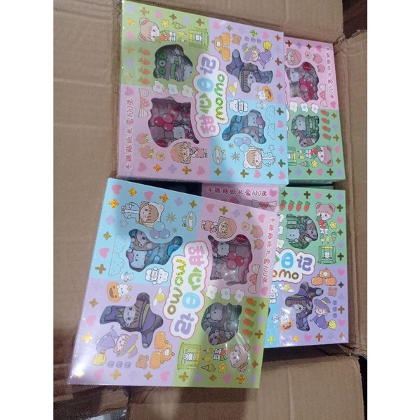 

STIKER MOMO MOTIF KOREA VIRAL ISI 100 LEMBAR ANTI AIR