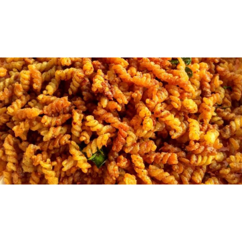 

Makaroni Spiral,Basreng pedas&ORI bumbu bojot