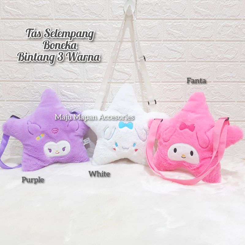 Tas Selempang Boneks Bintang