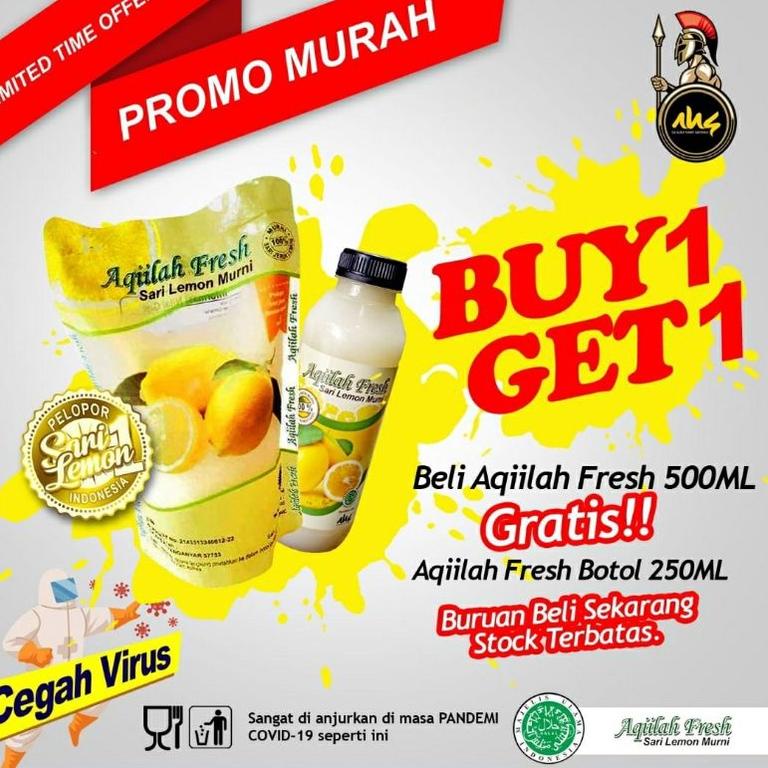 

[DISCOUNT !!] Aqiilah fresh sari lemon murni [KODE 932]