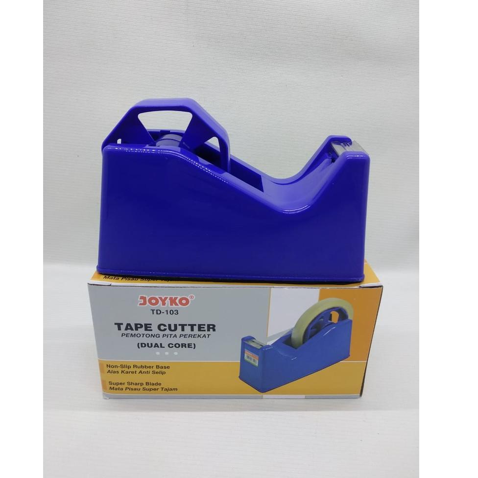 

[SHOPEE] Tape Dispenser Sedang/ Tape cutter / Tempat solatip Joyko TD-103 [KODE 76]