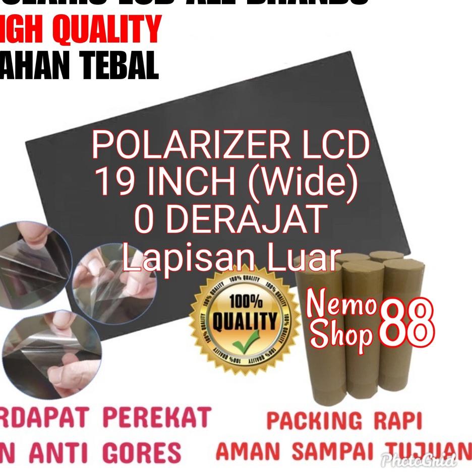 Heboh Polarizer LCD 19 Inch Wide Screen 0 Derajat Polaris 19 Inch 0 Derajat Wide Polariser LCD 19 In