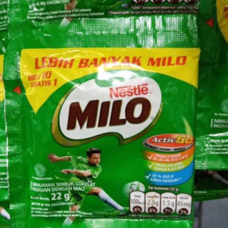 

Milo sachet 22gr