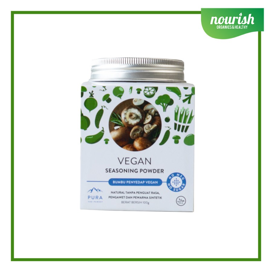 

PURA SEASONING BUMBU PENYEDAP NO MSG - VEGAN 100 gr-JktBar