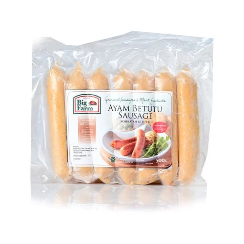 

Big Farm Ayam Betutu Sausage Sosis NO MSG 7pcs 500g-JktBar