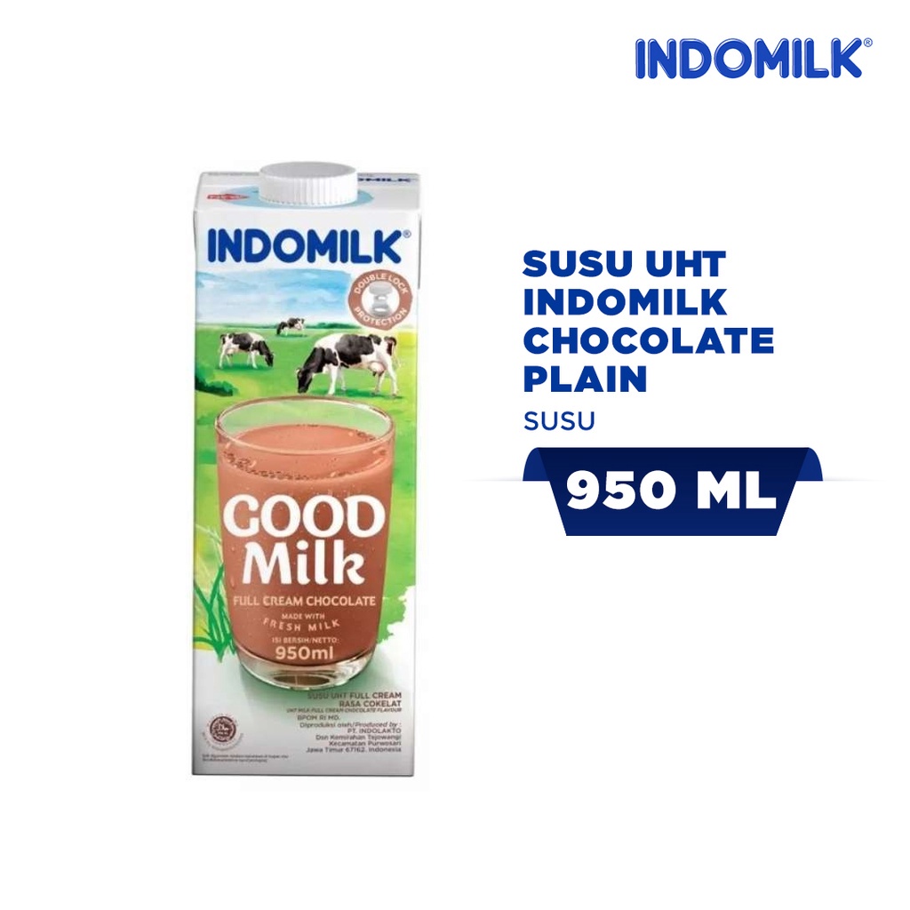 

Susu UHT Indomilk GoodMilk 950mL Chocolate