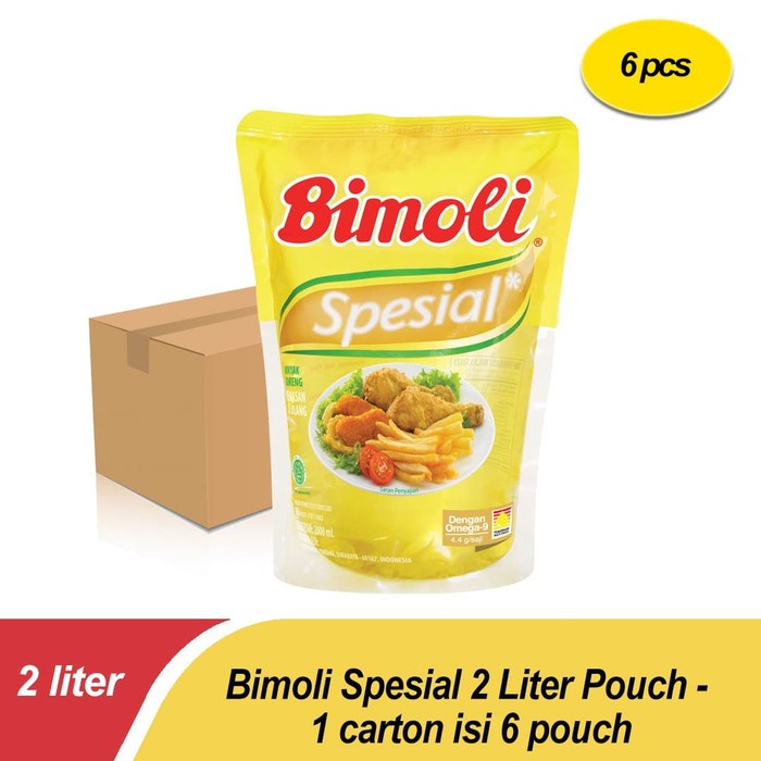 

Bimoli Spesial 2 Liter Pouch - 1 Carton Isi 6 Pouch