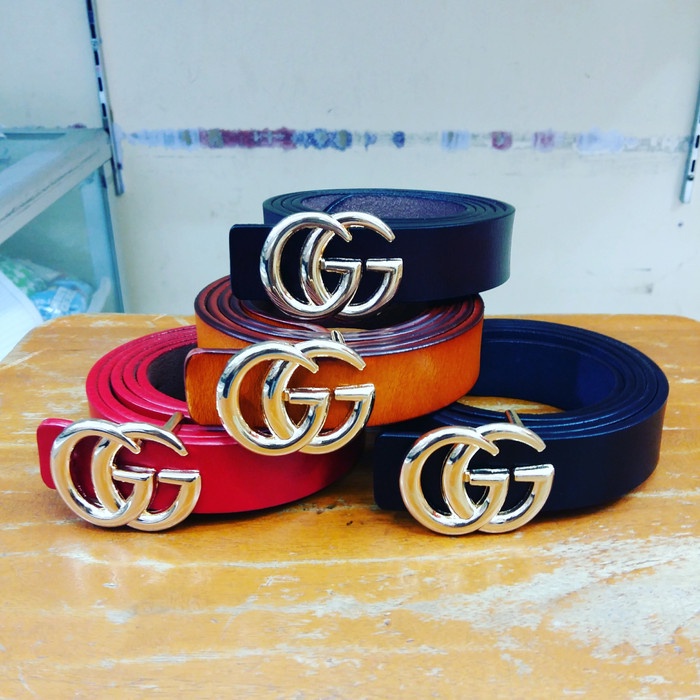 Belt ikat pinggang wanita GUCCI kulit 2 5cm Gesper Wanita Murah Promo Keren Terbaru Terlaris Bisa CO