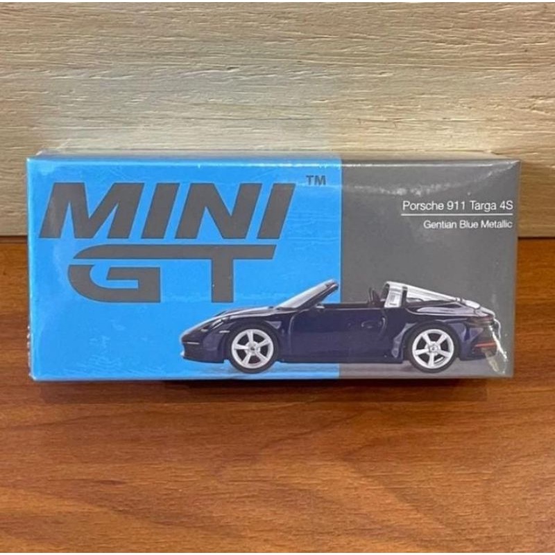 MINIGT 412 PORSCHE 911 TARGA 4S GENTIAN BLUE METALLIC
