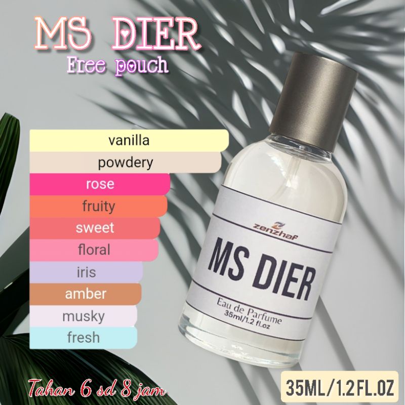 PARFUM PRIA DAN WANITA WANGI TAHAN LAMA EDT,EDP DAN EXTRAIT PARFUM MS DIER 35ML