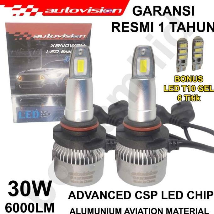 Lampu LED HB3 9005 AUTOVISION XAND 6500K Lampu Tembak Jauh Beam