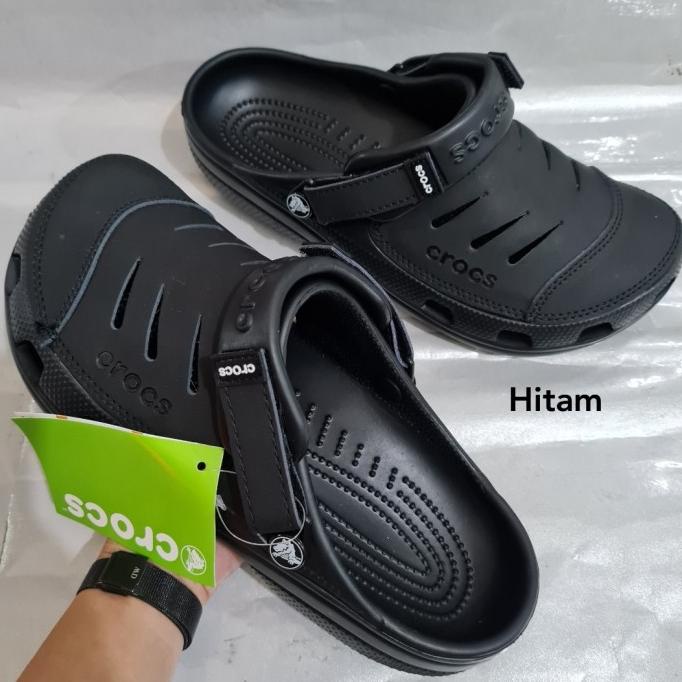 Sandal Crocs Yukon Leather pria/sandal Crocs Yukon Leather / Yukon