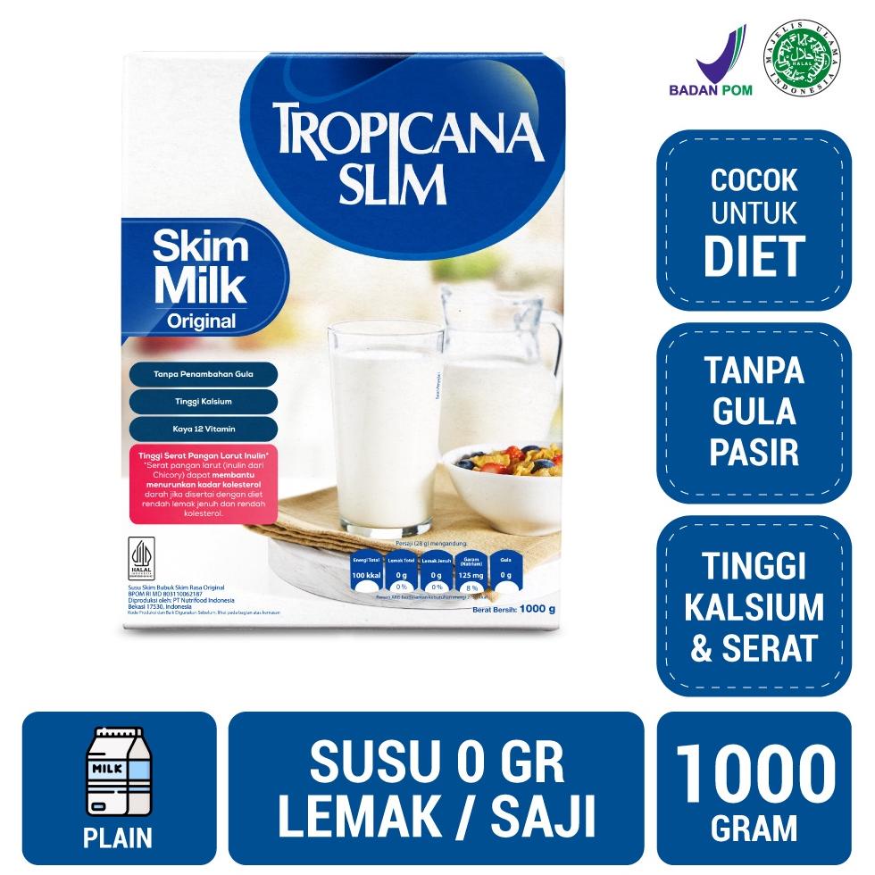 

Terbaru Tropicana Slim Susu Skim Original 1000 gram - Bantu Turunkan Kolesterol