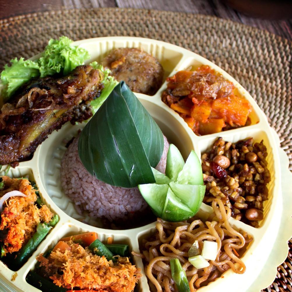 

❤[PROMO MURAH!!!]❤ Nasi Tumpeng mini sekat siap saji Porsi Bervariasi