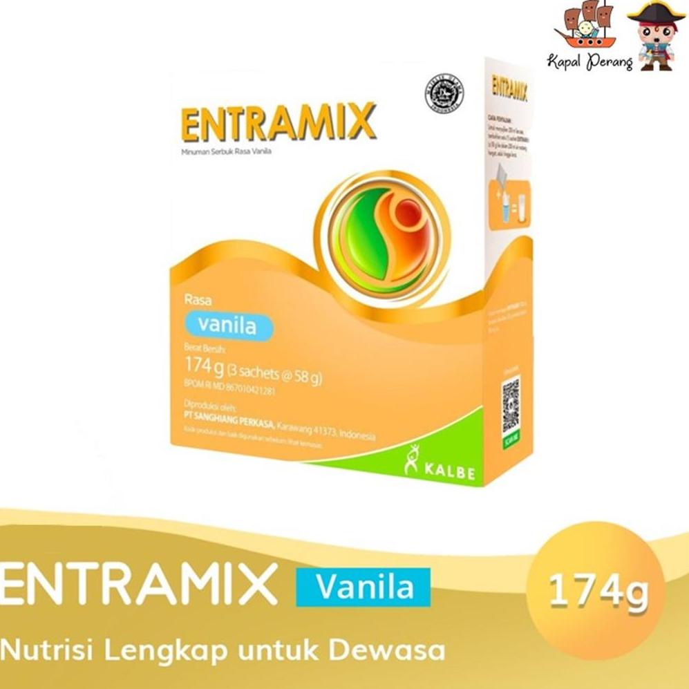 

⚡COD⚡ Entramix Vanila 185 gram