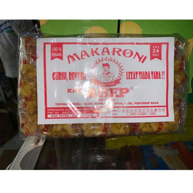 

《packingaman》 Makaroni Kang Asep ASIN GURIH 1 pack isi 24 pcs