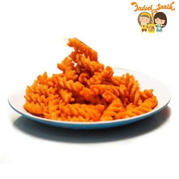 

【Penjualan Terbaik】✅COD MAKARONI SPIRAL JADUL - Macaroni Jadul -by Jadoel Snack