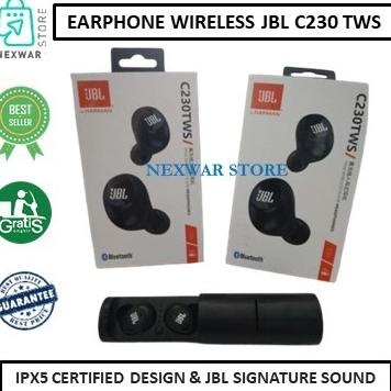Terbaru Earphone Wireless Jbl C230 Tws Headset Bluetooth Earbuds Touch C 230