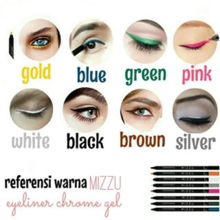 Mizzu Chrome Eyeliner Gel/ Waterproof