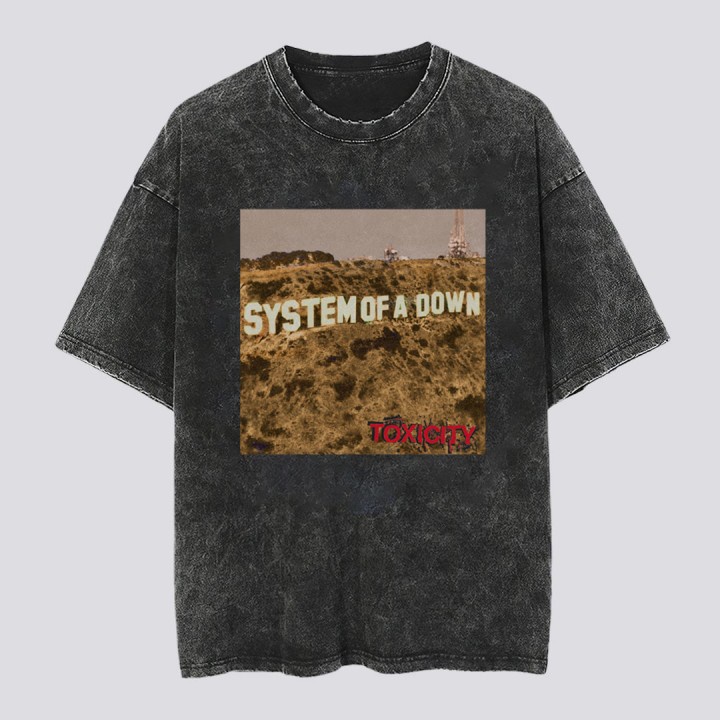 Kaos Band Washed System Of A Down Toxicity
