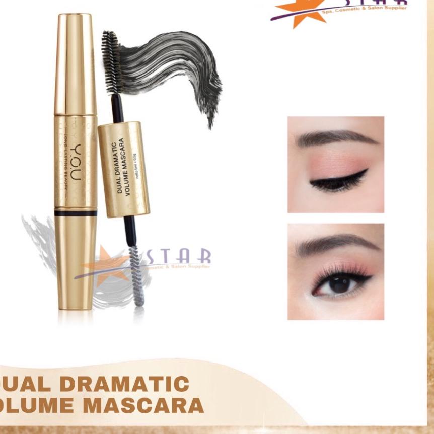 Termurah | TD4 | ✨STAR✨ YOU Dual Dramatic Volume Mascara / Maskara waterprof / mascara hitam