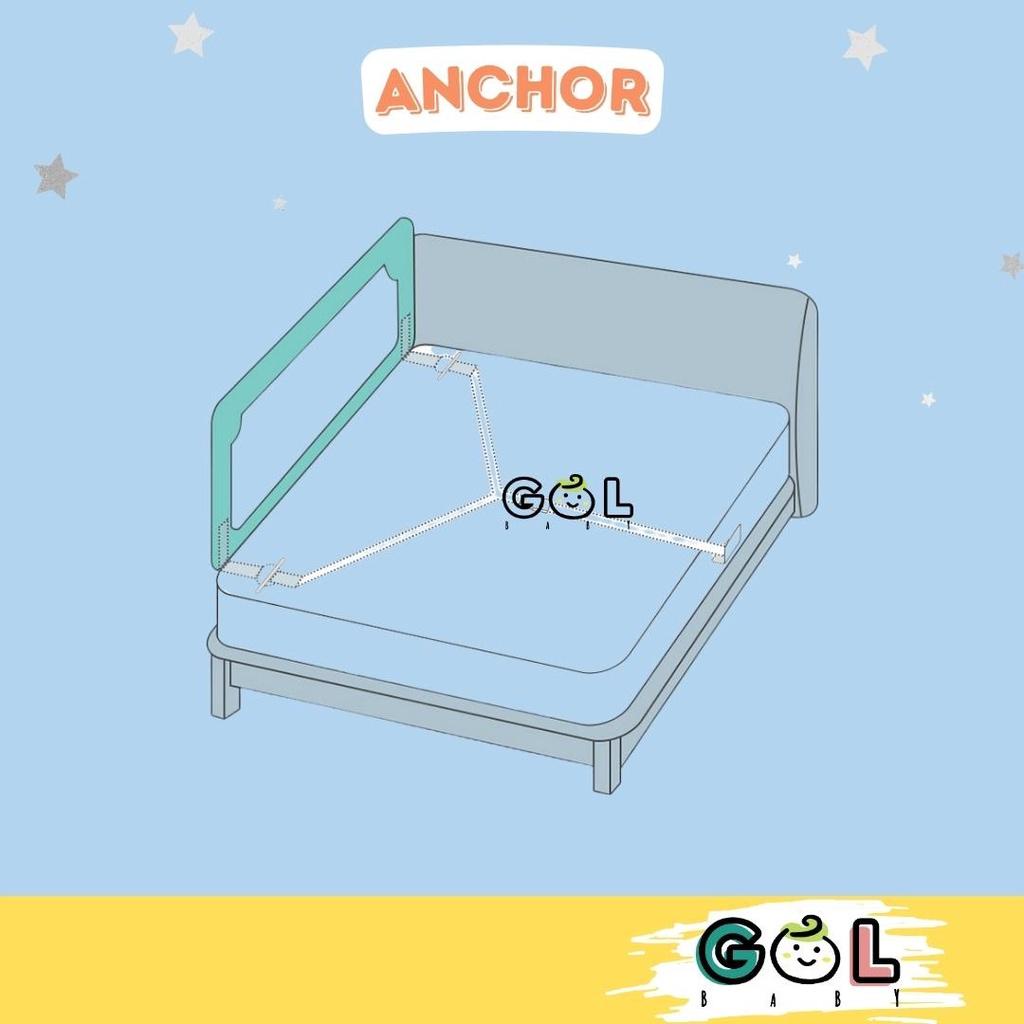 GOL Baby Aksesoris Bedrail Anak Baby Bed Rail Guard Pengaman Pagar Ranjang Kasur Bayi Tempat Tidur F