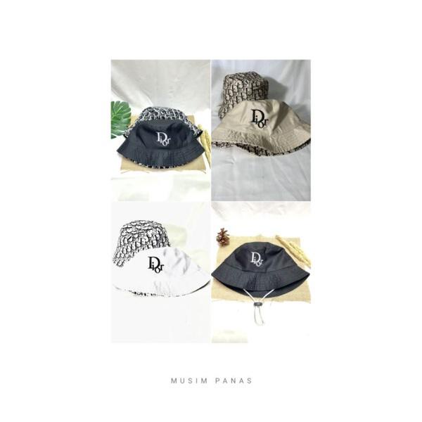 Topi bucket Sablon&bordir Dior [ TERLARIS BERKUALITAS ]