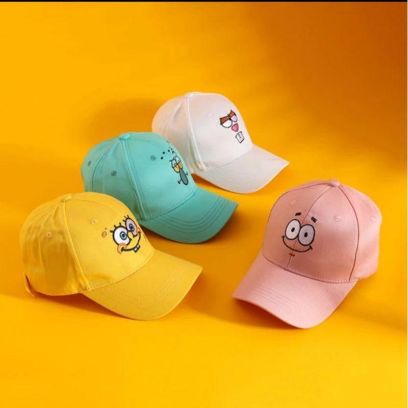 Topi anak SpongeBob|topi baseball SpongeBob [ TERLARIS BERKUALITAS ]