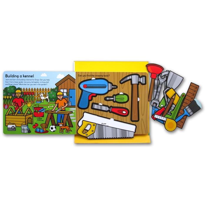 [Priddy Books] Let's Pretend - Builders Tool Kit (With Board Book and Puzzle Pieces)