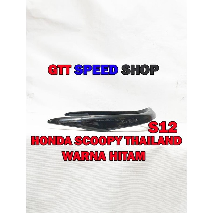 BEHEL HONDA SCOOPY THAILAND S12 WARNA HITAM