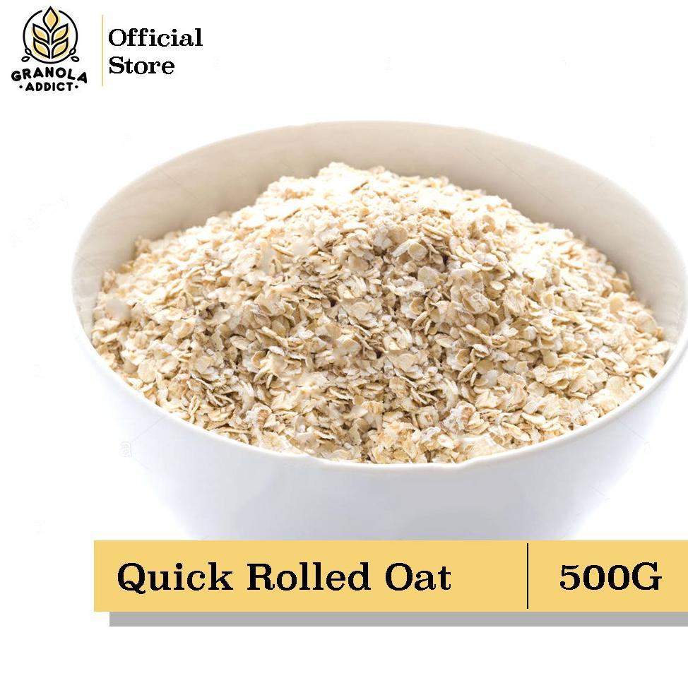 

COD Granola Addict - Quick Rolled Oat / Gandum Instant 500G Laris ∇