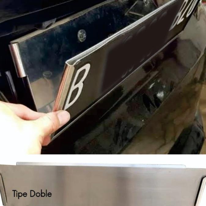 dudukan plat nomor mobil stainless