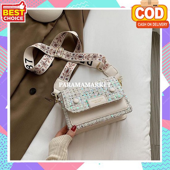 Sling Bag Motif Lucu Branded Batam Kecil Perempuan Korean Style Polos Pesta Mewah Shoulder Bag Vinta