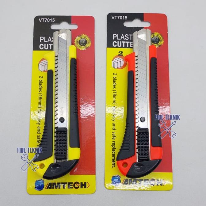 

`````````] Pisau box Cutter Silet Besar utility knife Amtech VT715