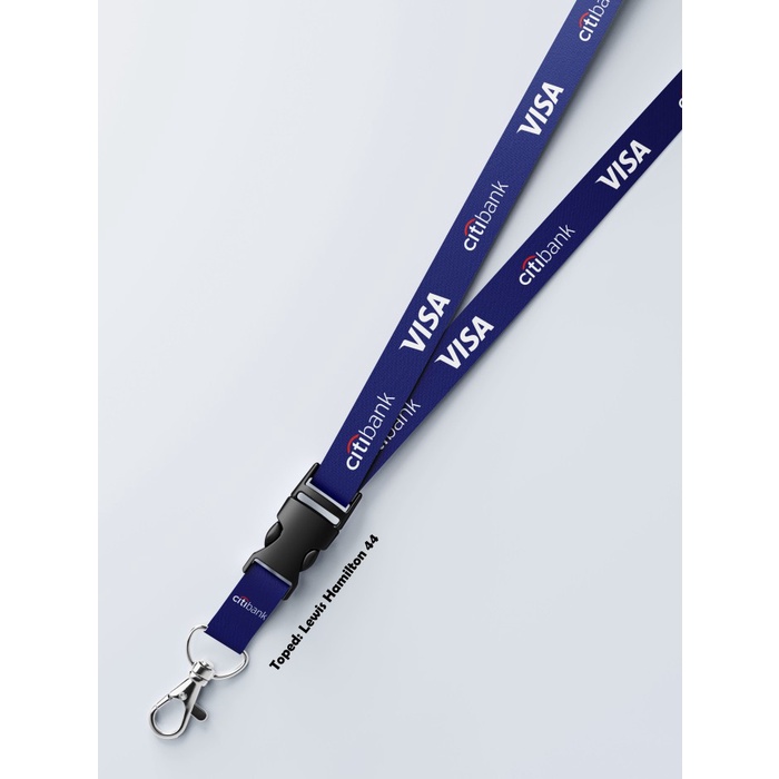 

Lanyard Dua Sisi Custom Satuan Bank Citibank Visa