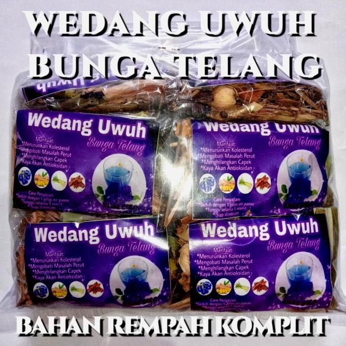 

Buruan serbu] 1PACK/10BKS WEDANG UWUH BUNGA TELANG REMPAH KOMPLIT KHAS SOLO