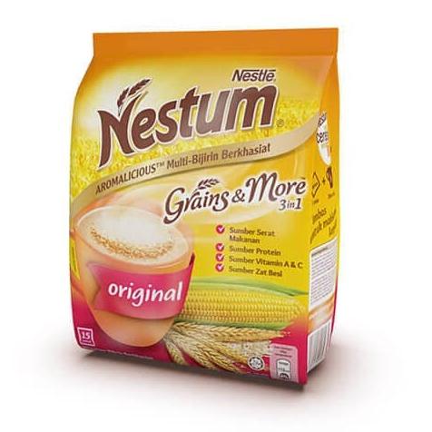 

*****] Nestum Grains & more 3 in 1 original Nestle 15 sachet malaysia